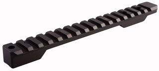 Talley Picatinny Rail 20 MOA Base Fits CVA Cascade Short Action and has a black anodized finish